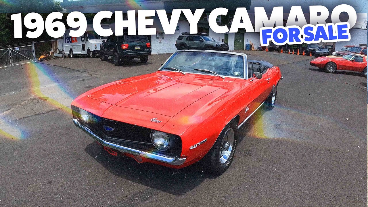 10+ Classic Cars For Sale! 1969 Chevrolet Camaro!