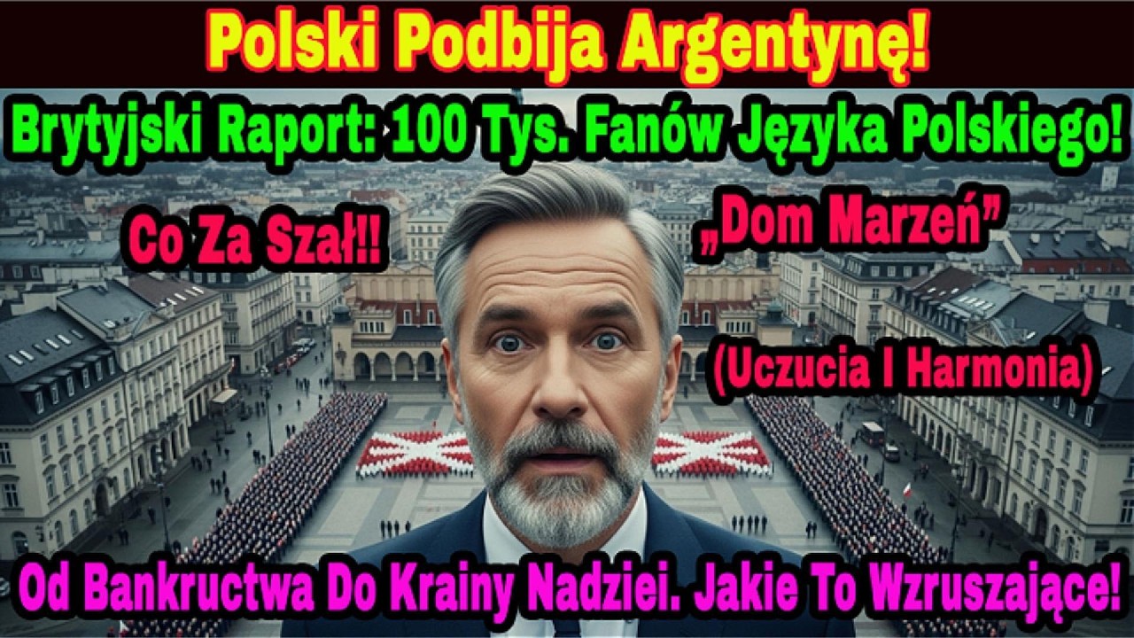 100 Tys. Argentyńczyków Pokochało Polski! Językowa Rewolucja Daje Nadzieję Upadłemu Narodowi.