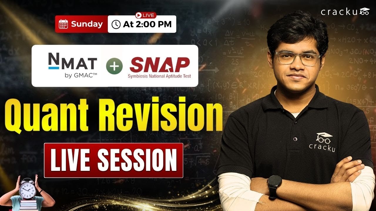SNAP + NMAT Quant Revision | Complete SNAP + NMAT Quant Marathon