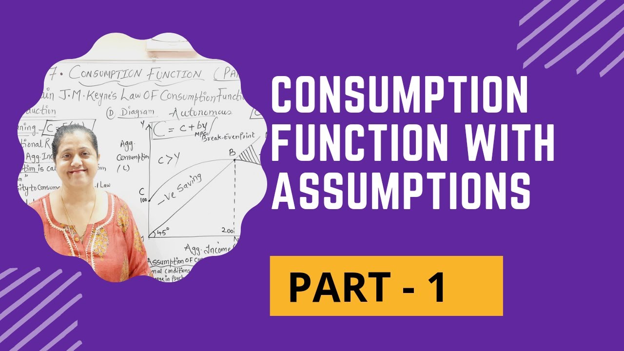 Consumption Function With Assumptions | Consumption Function (Part - 1)