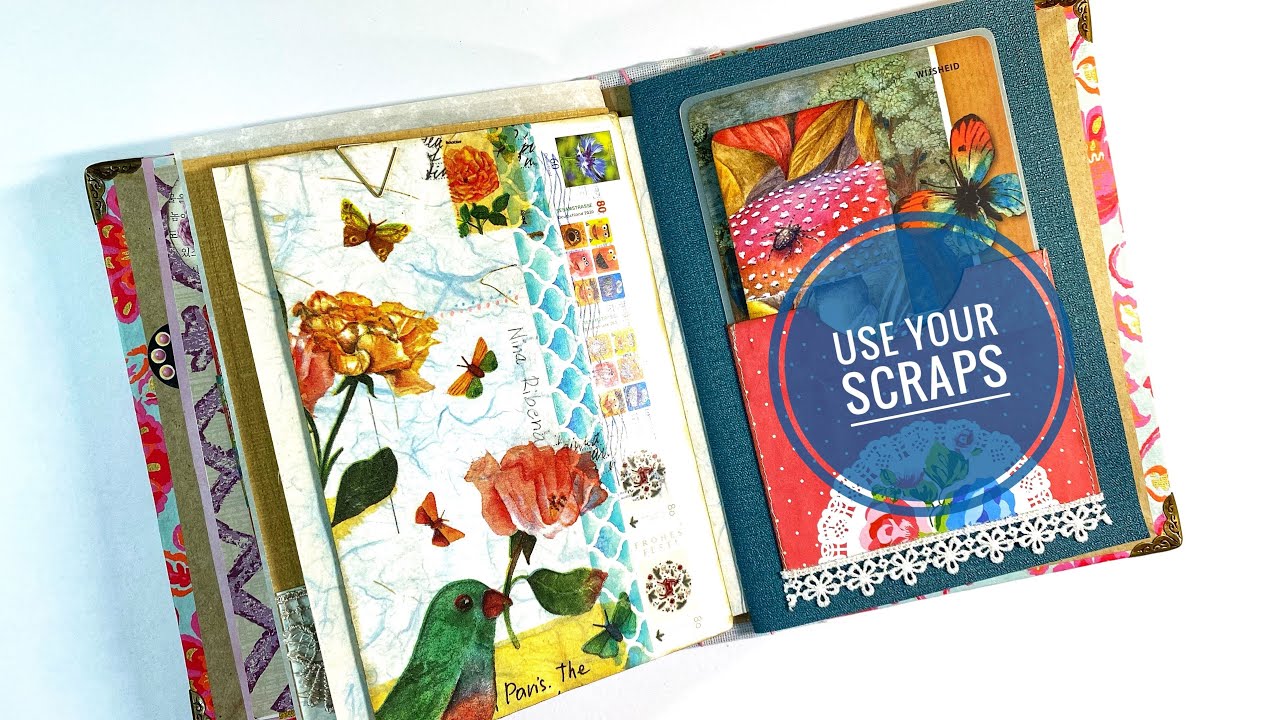 Use Your Scraps 2021 #8 - Napkin & Magazine Collage Ideas