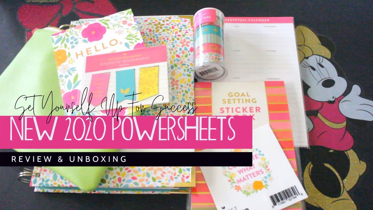 How To Achieve Your Goals | 2020 PowerSheets