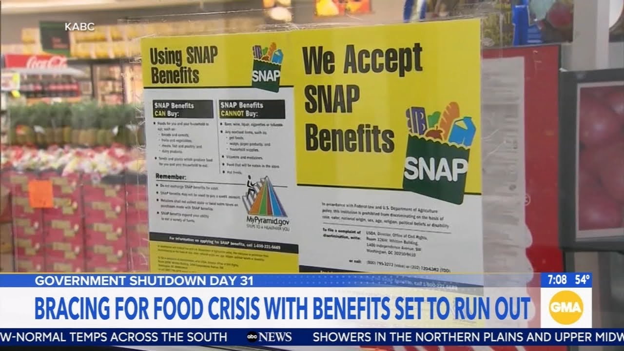 Bracing for food crisis with SNAP benefits set to run out