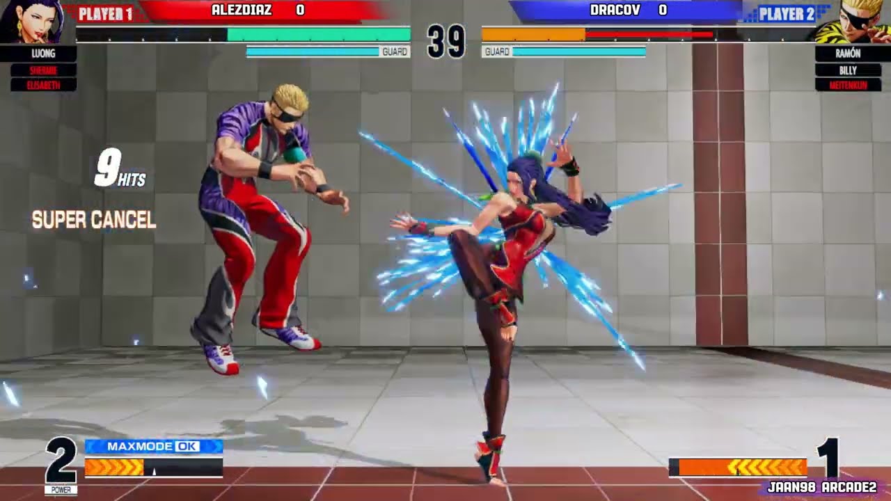 KOFXV⚡ALEZDIAZ VS DRACOV⚡ HIGH LEVEL GAMEPLAY ⚡ KING OF FIGHTERS 15