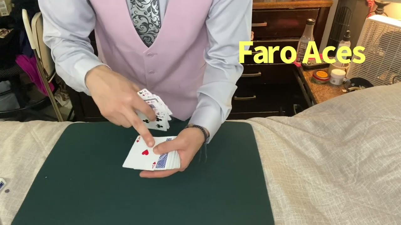 Advanced card control with the faro shuffle tutorial 