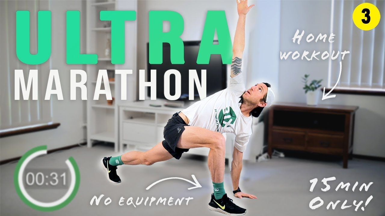 STRENGTH FOR ULTRA TRAIL RUNNERS - Home Workout - 15min FOLLOW ALONG