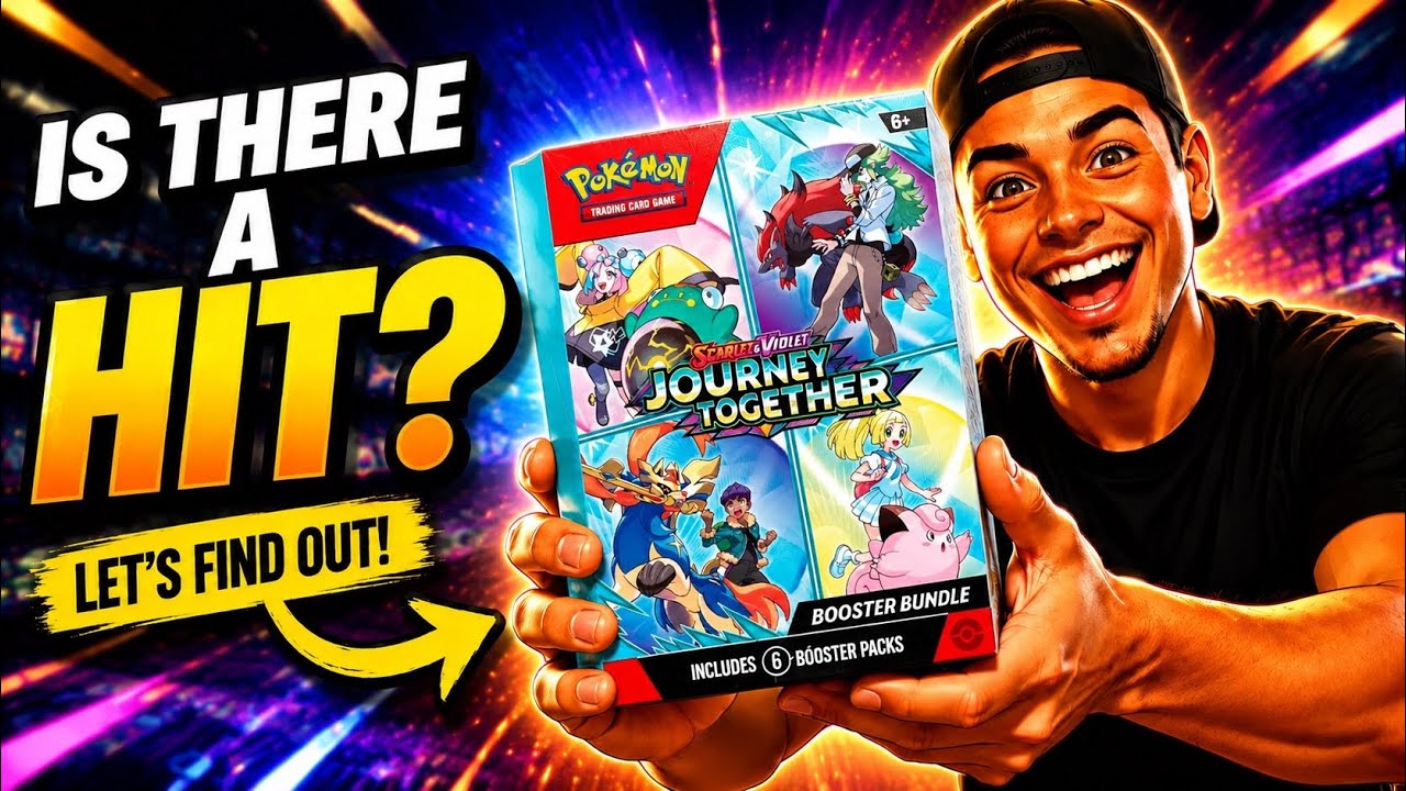 Набор бустеров Pokemon Journey Together: НОВИНКА, открытие 6 бустерных наборов.