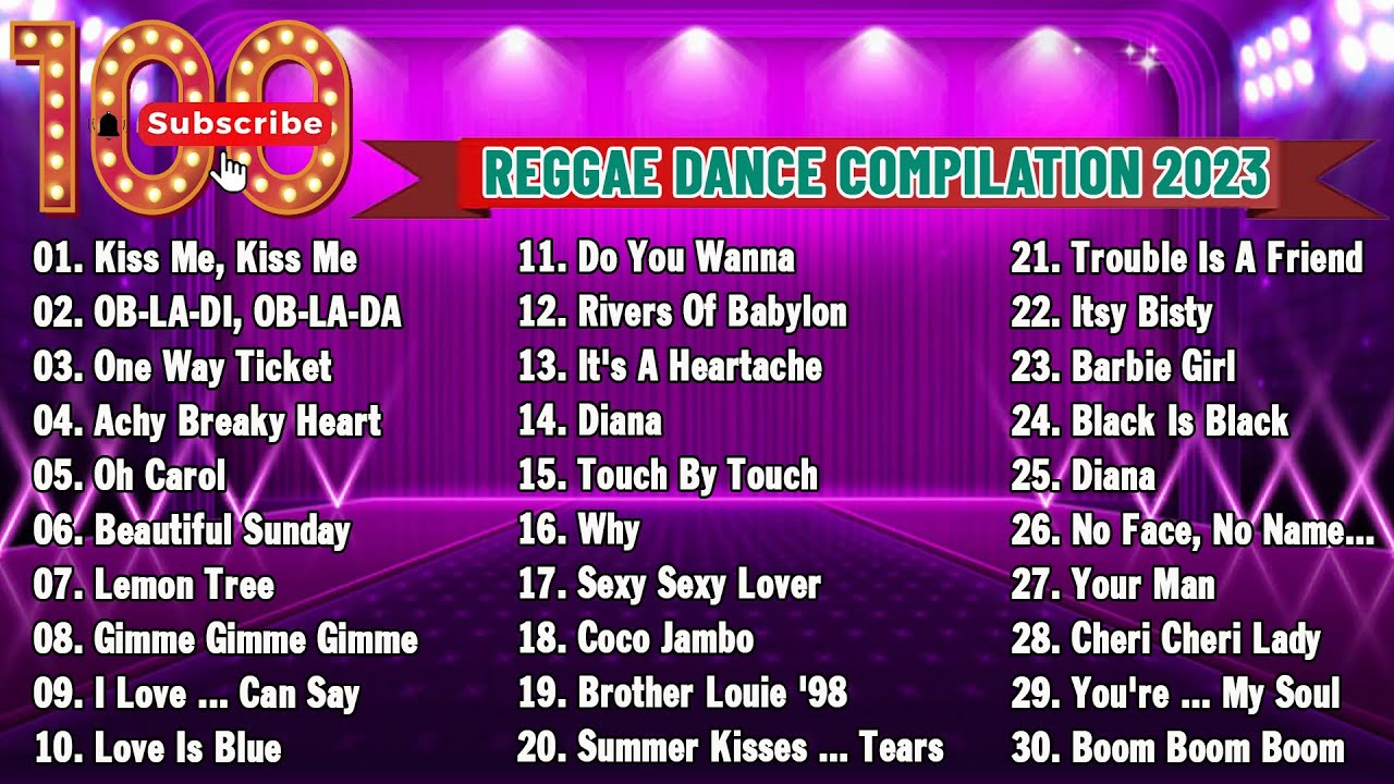 Kiss Me, Kiss Me ️🎧 CHA CHA DISCO ON THE ROAD 2023 ️🎧 Reggae Music Mix