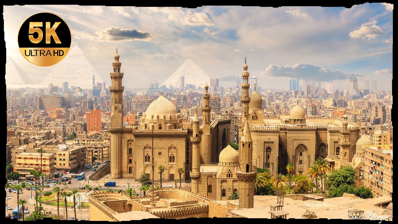 Cairo, Sultan Hassan & Al Rifa'i Mosques 🇪🇬 Egypt 【4K】 Ambient Sound Travel Video