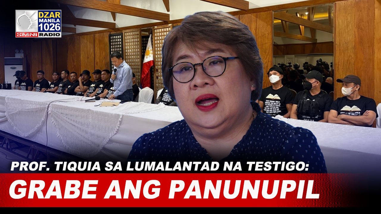 Para tayong gobyerno ng sindikato — Prof. Malou Tiquia sa matinding panunupil sa mga witness
