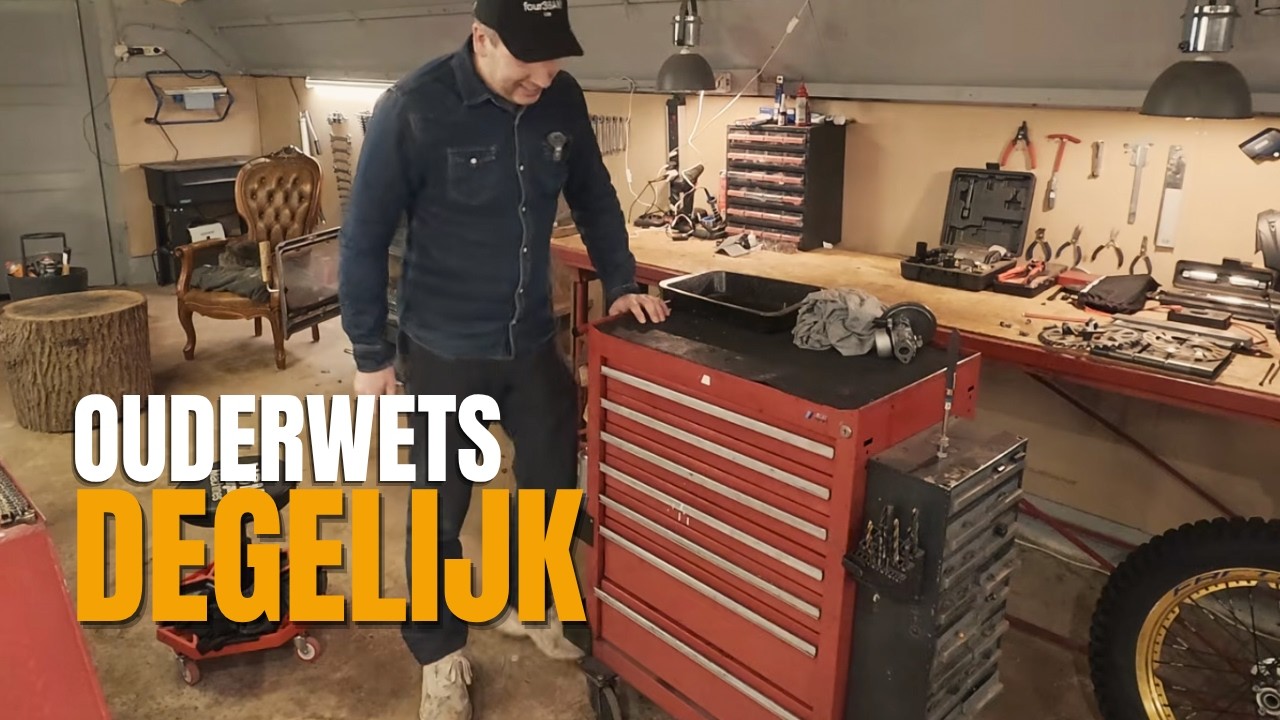 Deze gereedschapswagen moest ik opknappen