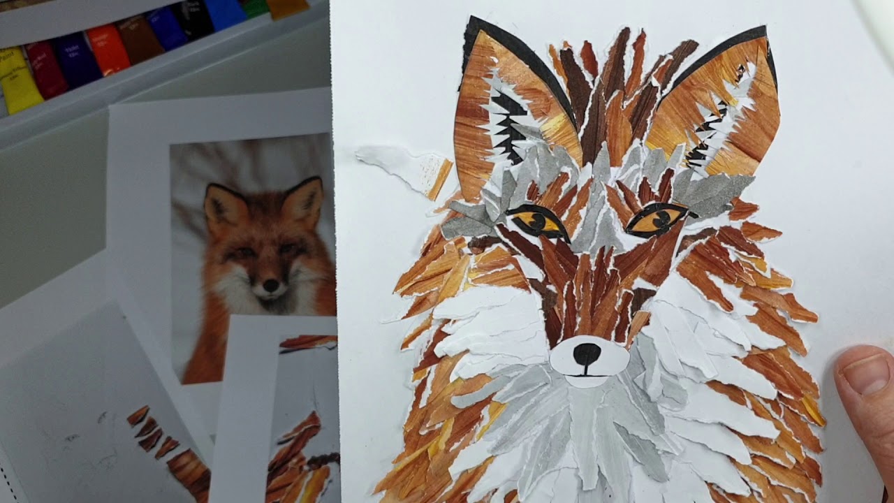Term 2, week 7. fox collage