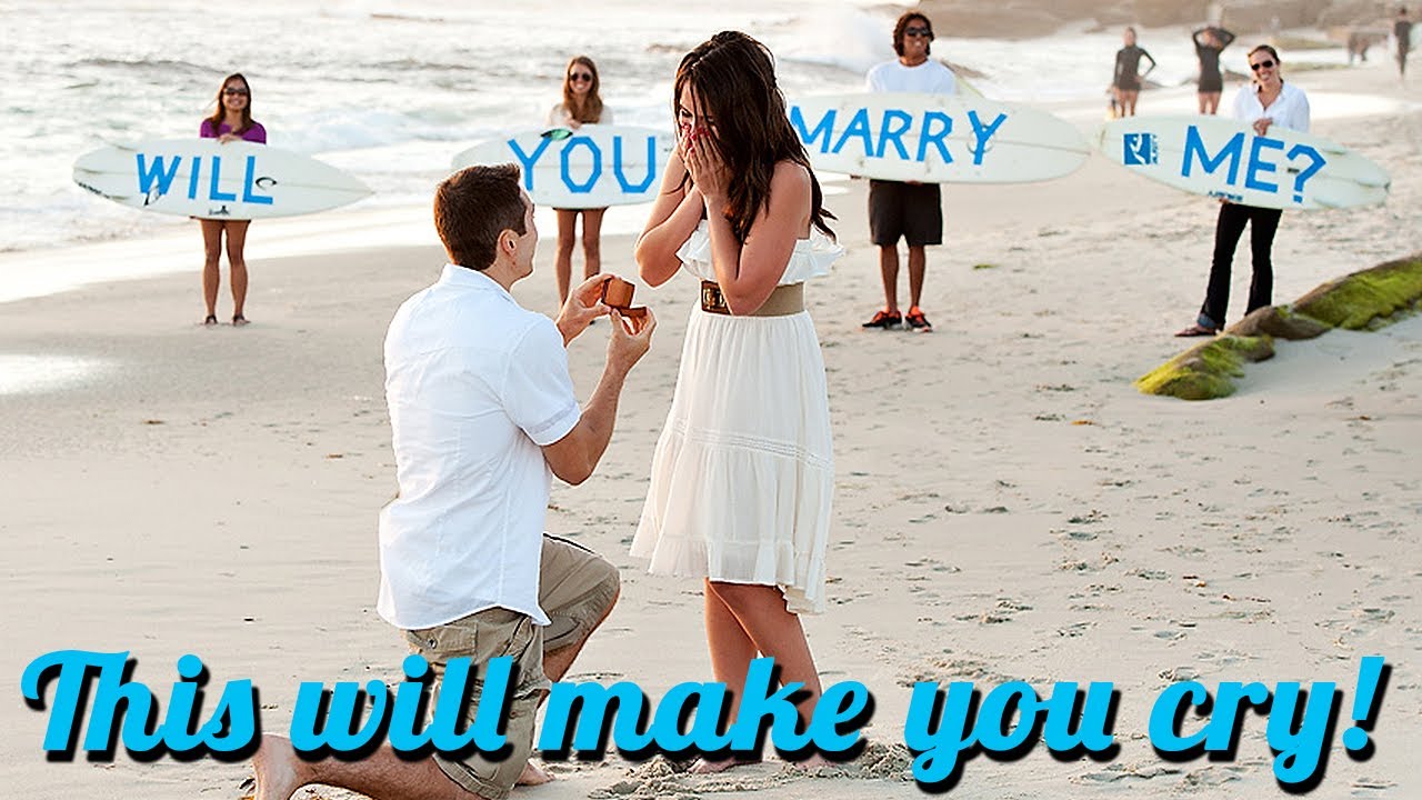 These wedding PROPOSALS will leave you SPEECHLESS