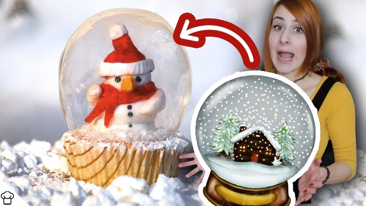 Essbare Schneekugeln zu Weihnachten backen! ⛄