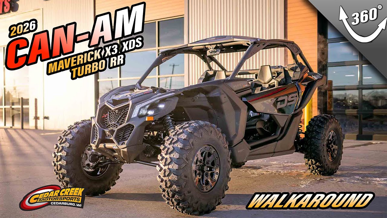 Walkaround | 2026 Can-Am&reg; Maverick X3 X DS Turbo RR With Smart-Shox