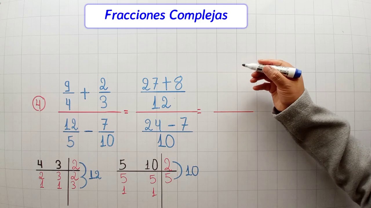 FRACCIONES COMPLEJAS