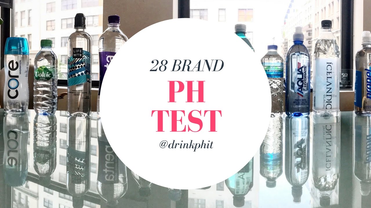 2021! Alkaline or Acidic? 28 Bottled Water pH Test.