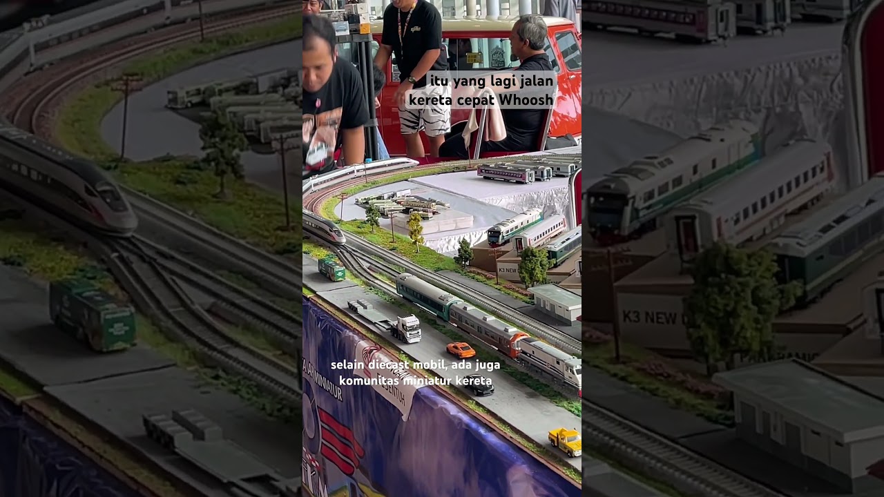 Ada miniatur kereta di Indonesia Diecast Expo 2025 !!