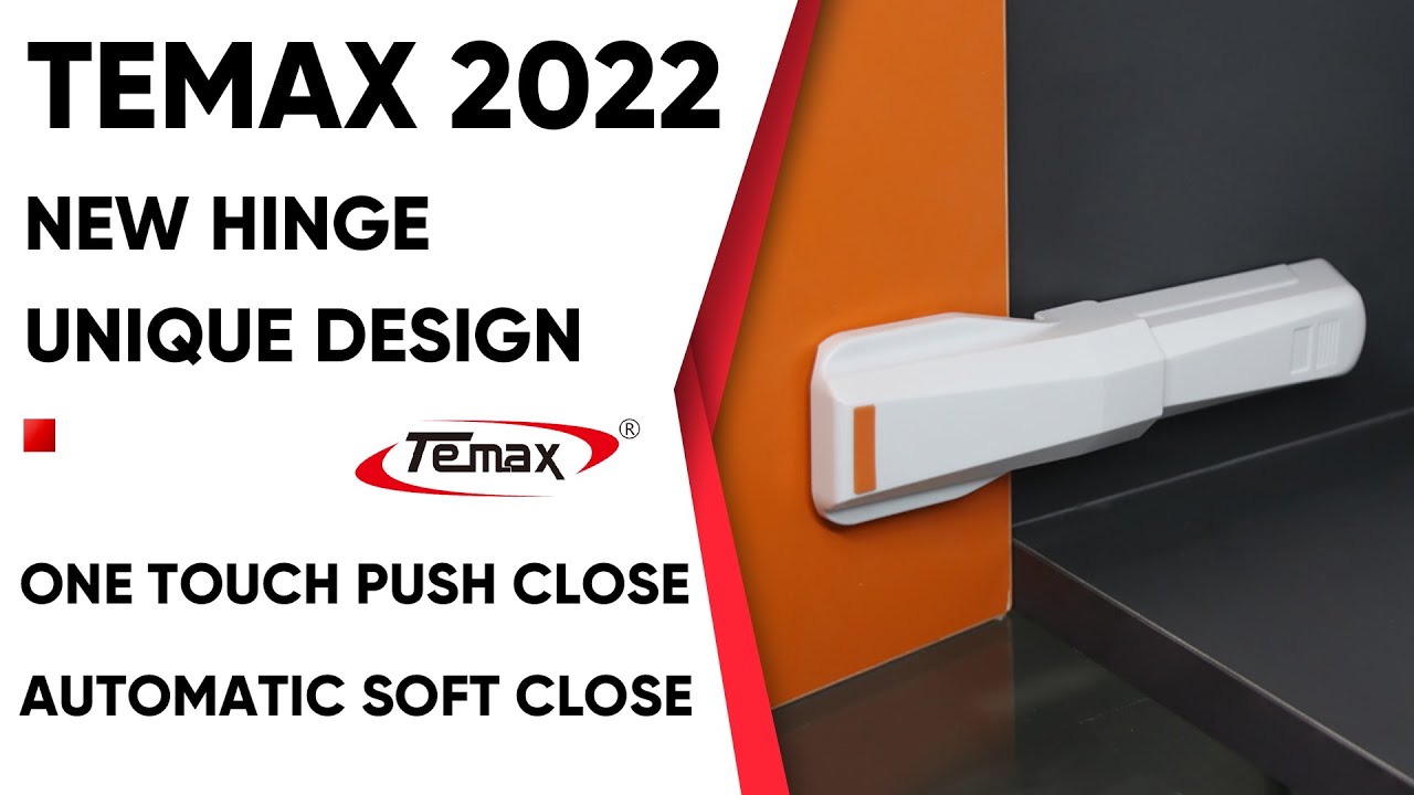 NEW hydraulic hinges for doors | One touch close | automatic soft close | By TEMAX hardware