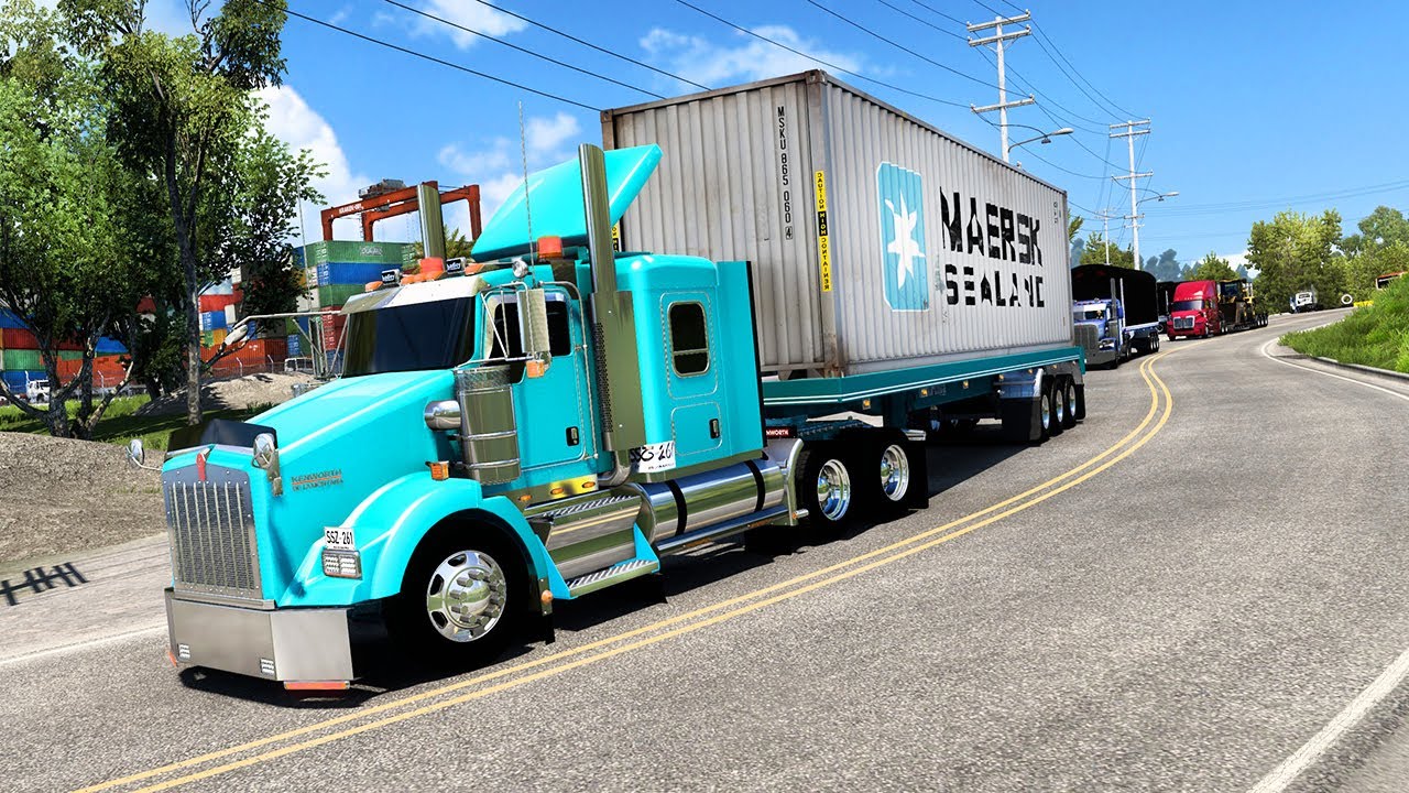 Kenworth T800 Las Curvas Mas EXTREMAS De Caldas Colombia - American Truck Simulator 1.47