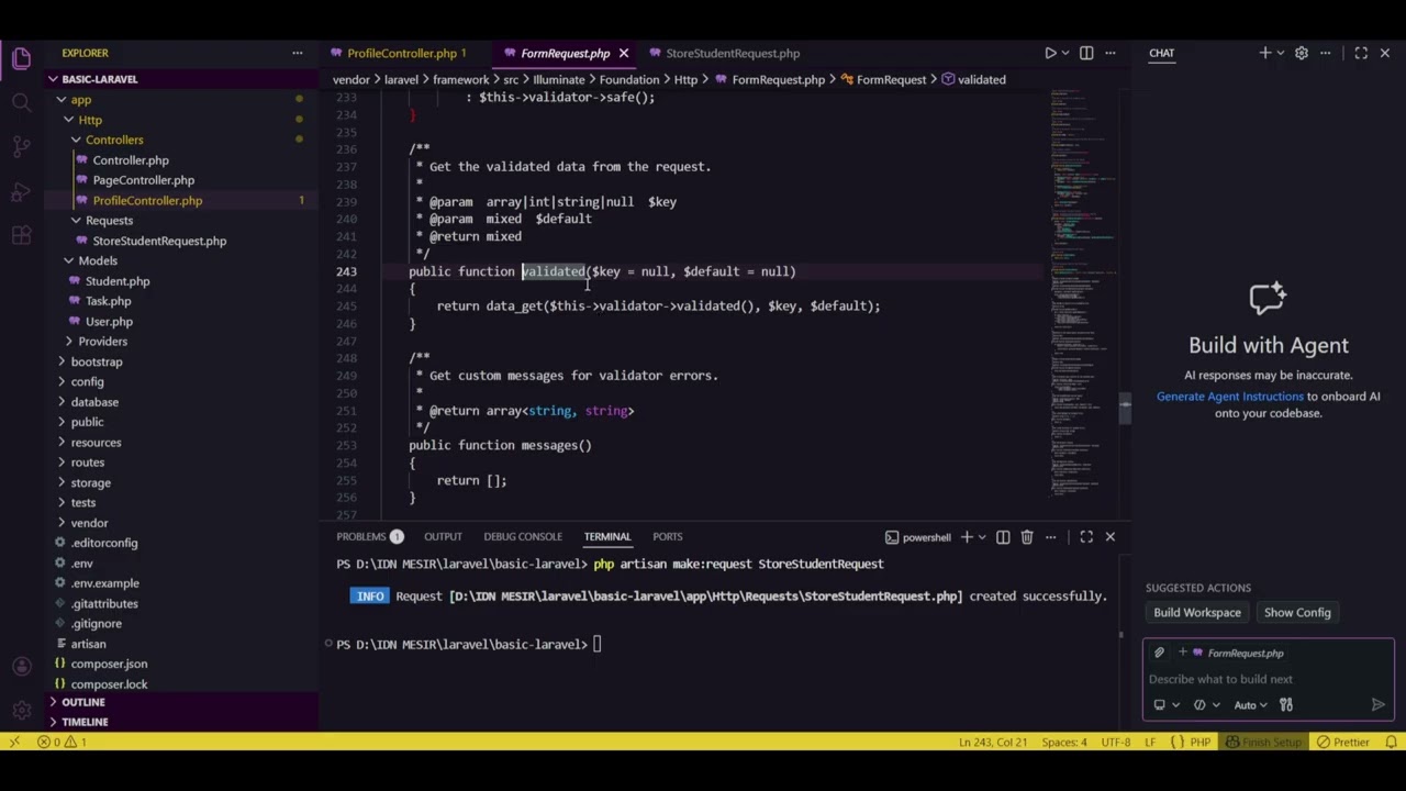 Laravel Dasar 5 ( Form & Request )