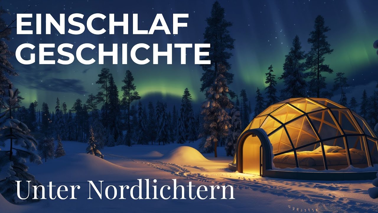 Einschlafgeschichte für Erwachsene | Unter Nordlichtern | mit Entspannungsmusik | Einschlafhilfe
