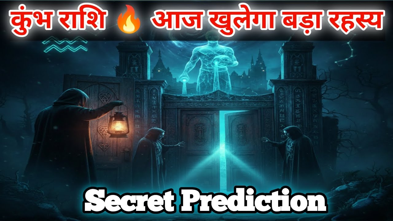 कुंभ राशि 🔥 आज कोई बड़ा रहस्य खुल सकता है, ये Secret Prediction सब कुछ बदल देगी | Aquarius Today