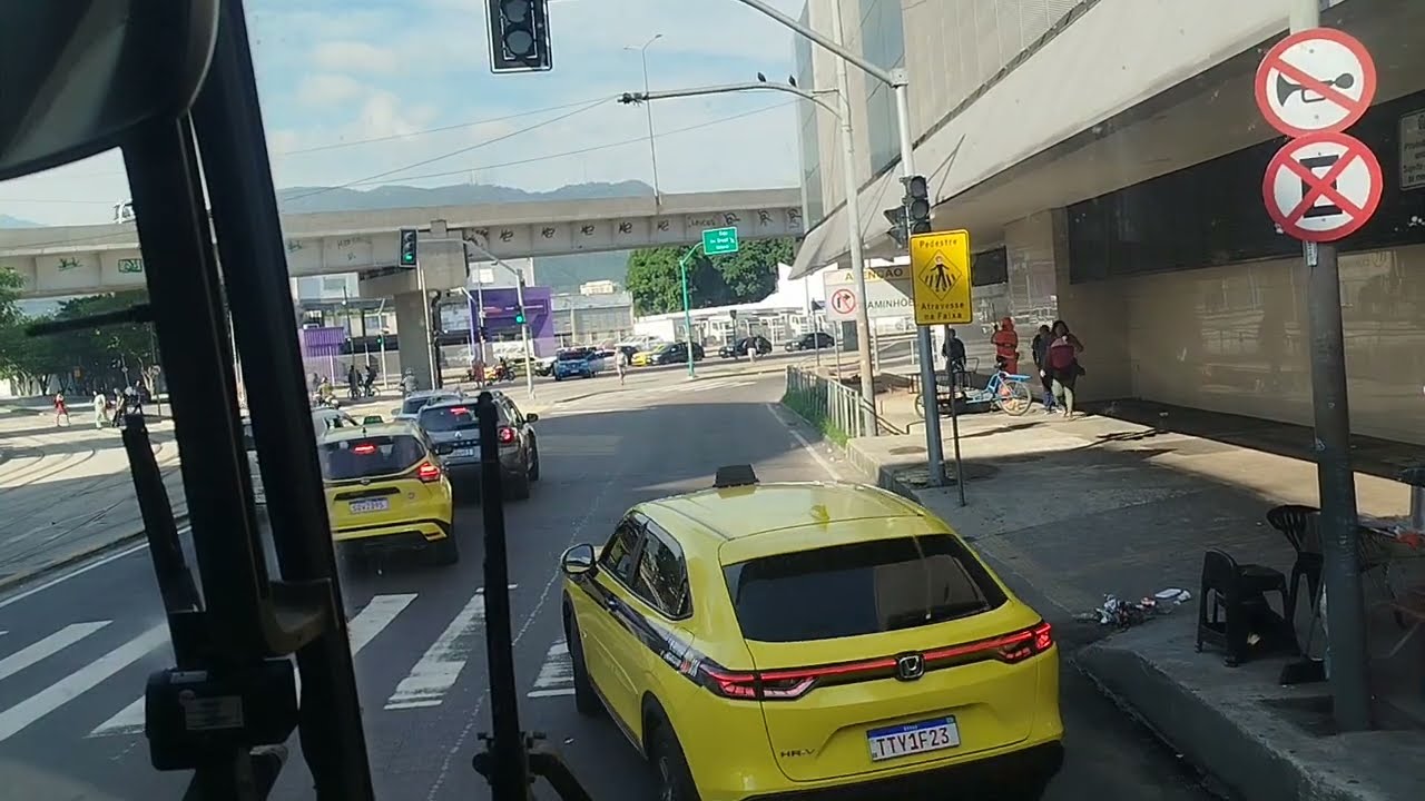 Trecho da Rodoviária Novo Rio para a garagem de Apoio da Gontijo RJ.