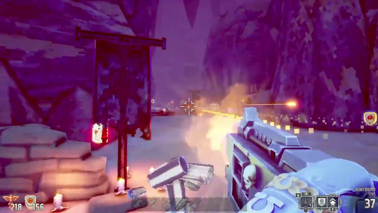 Warhammer 40k Boltgun - CH2 M3 Tunnels Beneath - No Deaths Exterminatus Difficulty