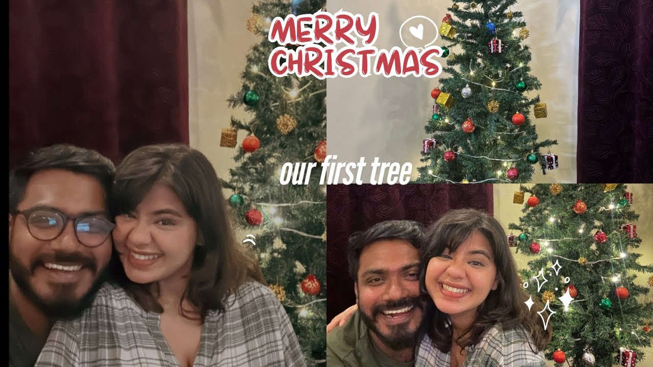 SETTING UP OUR CHRISTMAS TREE 🎄✨| DECORATION HAUL | VLOG | MONICA CHINNAKOTLA