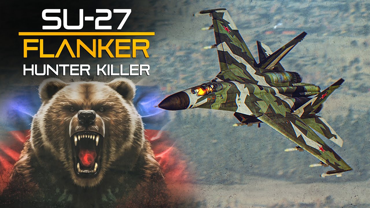 Russian Su-27 Flanker Vs NATO F-16 Viper | Digital Combat Simulator | DCS |