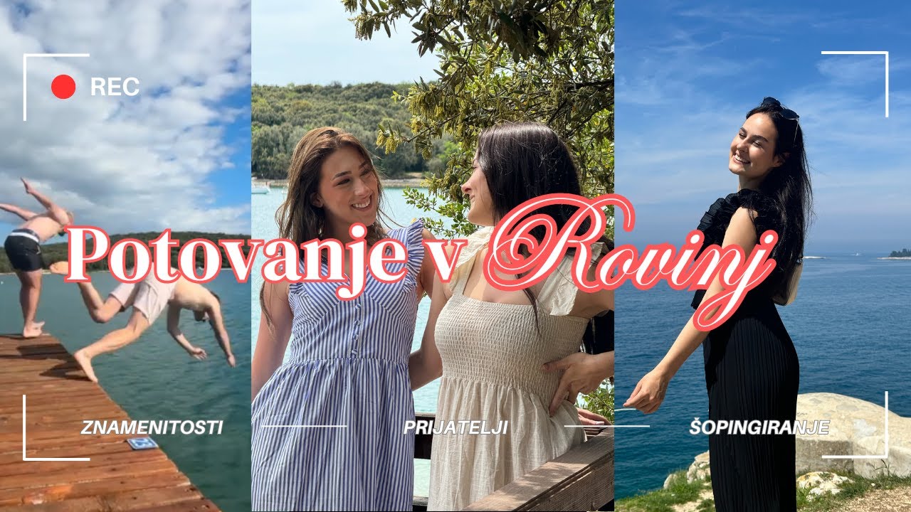 Prvomajske počitnice v Rovinju s prijatelji │ Vlog Maša Kovač