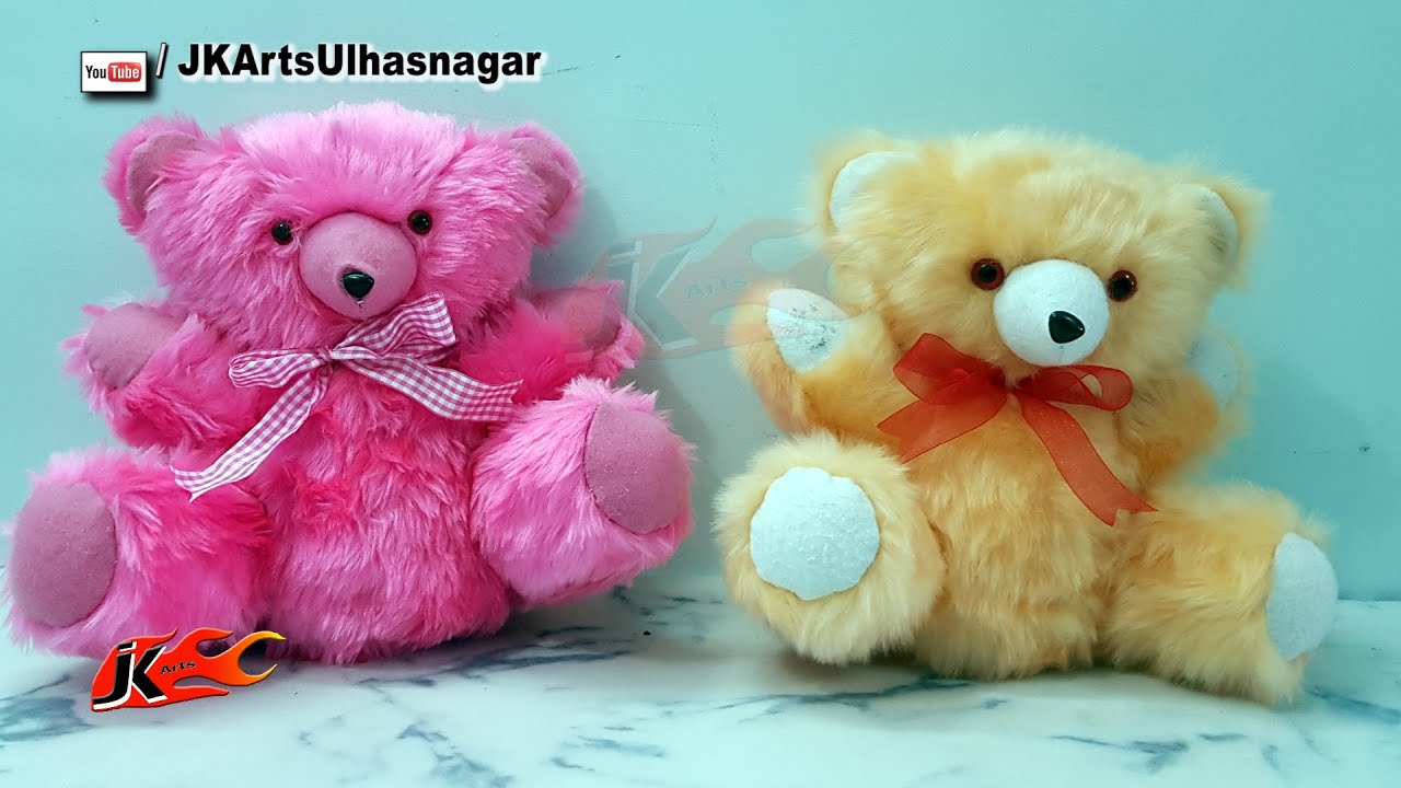 Soft Toy Teddy Bear at Home DIY  | JK Arts 1695