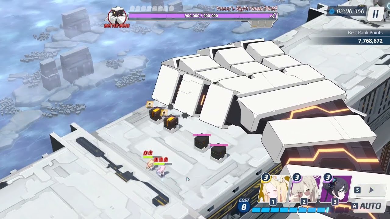 (Blue Archive) Global Yesod 1 Team Extreme Score 15,419,584