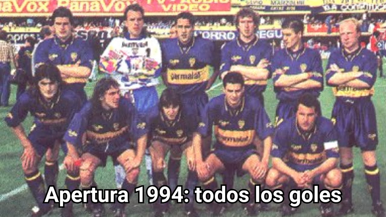 Todos los goles de Boca en el Torneo Apertura 1994
