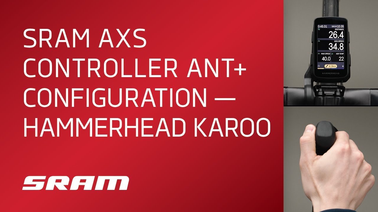 SRAM AXS Controller ANT+ Configuration  - Hammerhead Karoo