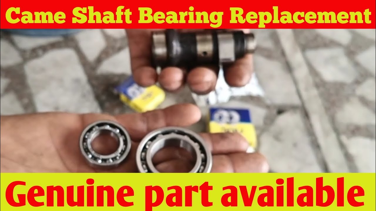 Splendor came shaft bearing replacement/sound problem solve