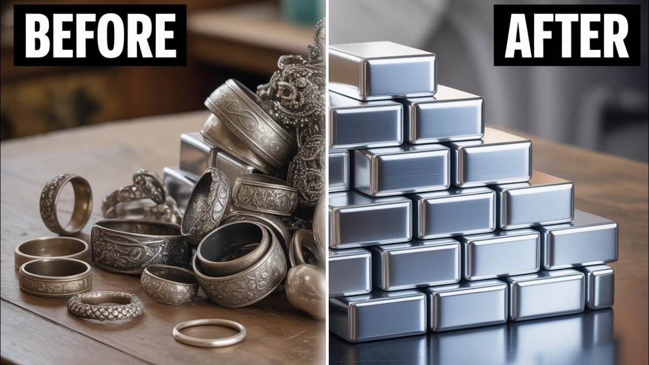 How to Refine Silver at Home From Jewelry & Rings | Pure Silver Recovery.