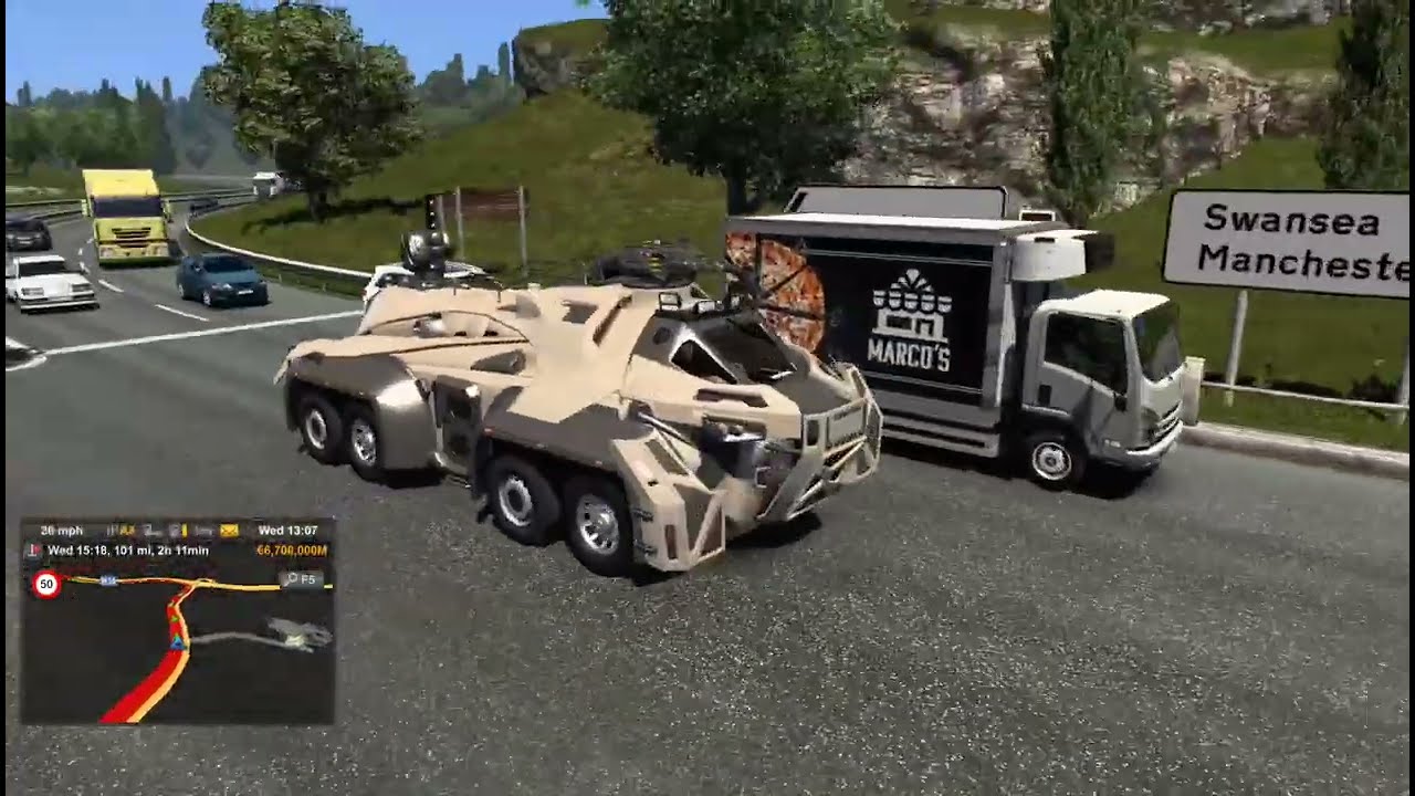 Mraptor Armored Realistic Aggressive Driving | ETS 2