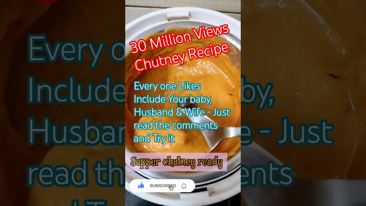 1 min Easy instant quick chutney | side dish for dosa and idly | Easy dinner #dosasidedish#chutney