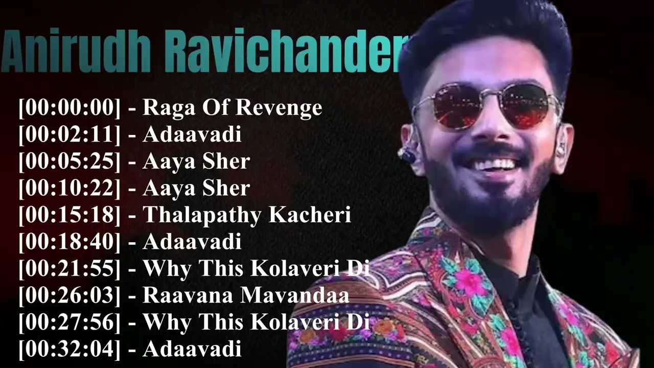 Evergreen Anirudh Ravichander Love Songs 🌹 Ultimate South Indian Music Playlist 2026 Today