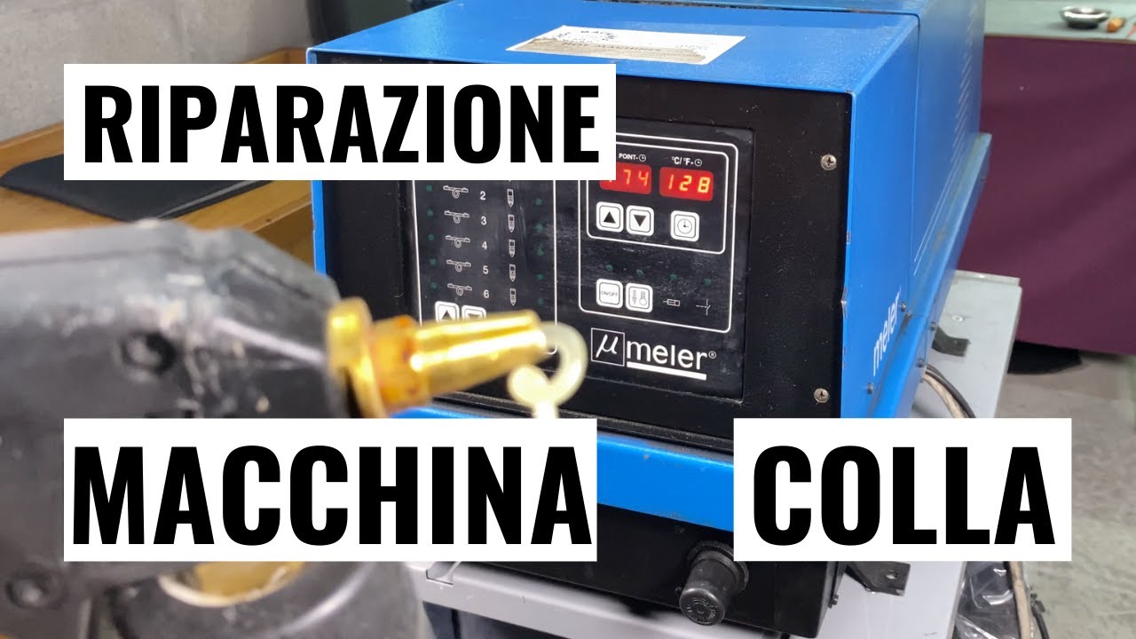 Macchina colla Meler ML 200 riparazione scheda elettronica