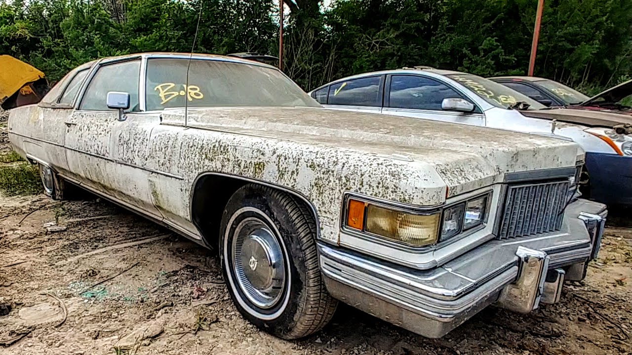 1975 Cadillac Coupe DeVille Junkyard Find