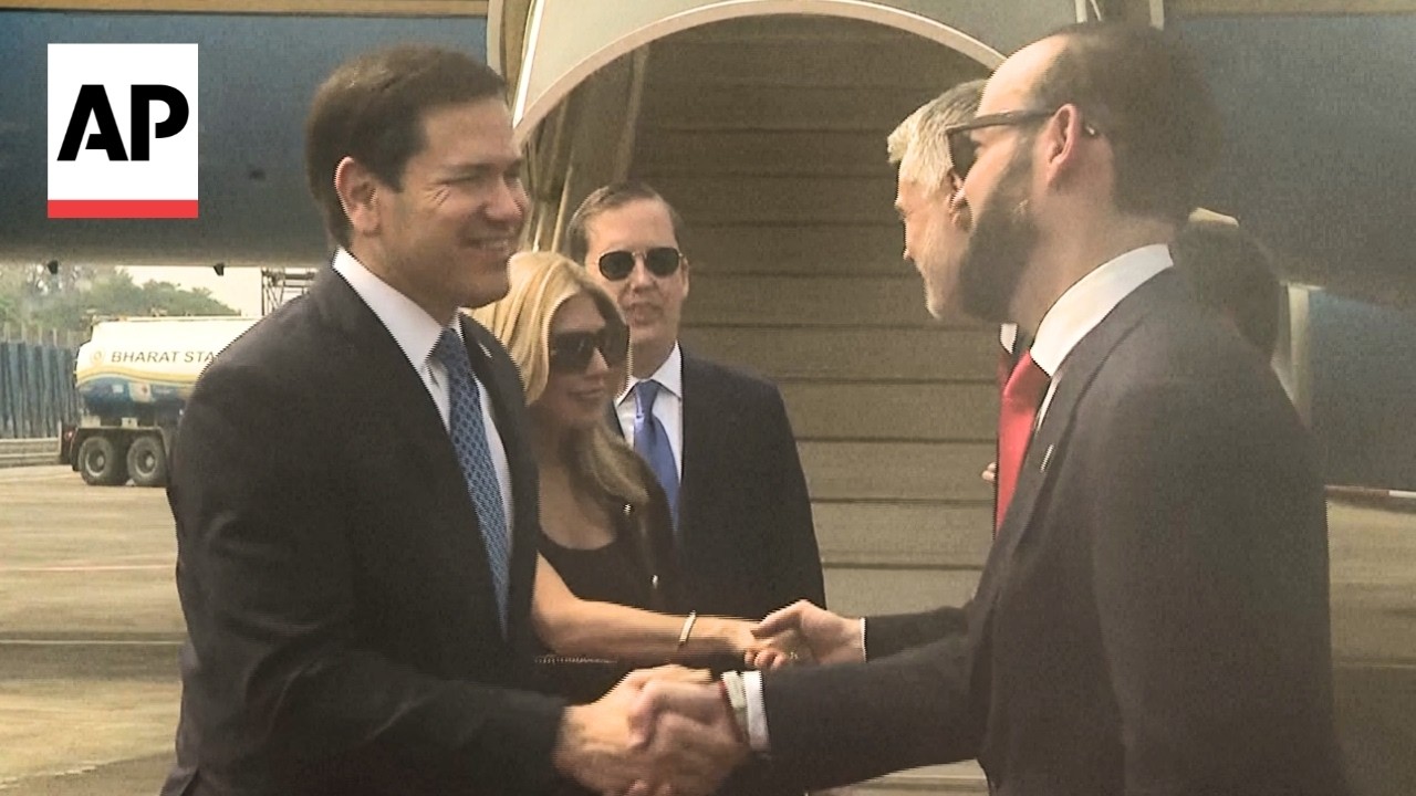 Marco Rubio arrives in India after visiting Uzbekistan