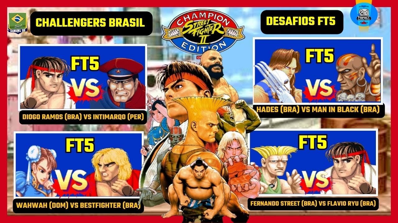 SUPER CHALLENGERS FT5  - STREET FIGHTER 2 CHAMPION EDITION
