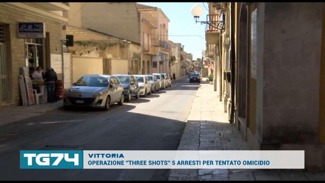 VITTORIA - OPERAZIONE ''THREE SHOTS'' 5 ARRESTI PER TENTATO OMICIDIO