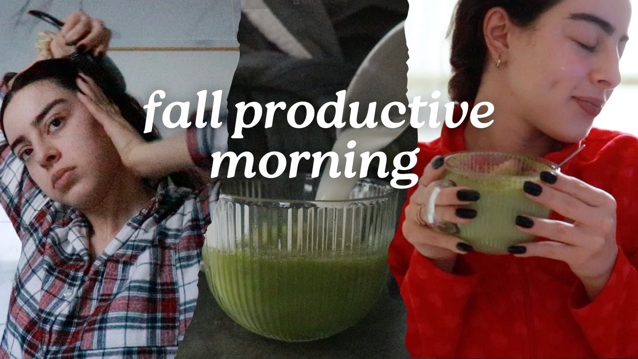 Realistic Productive Morning Routine | Healthy Habits for Working From Home