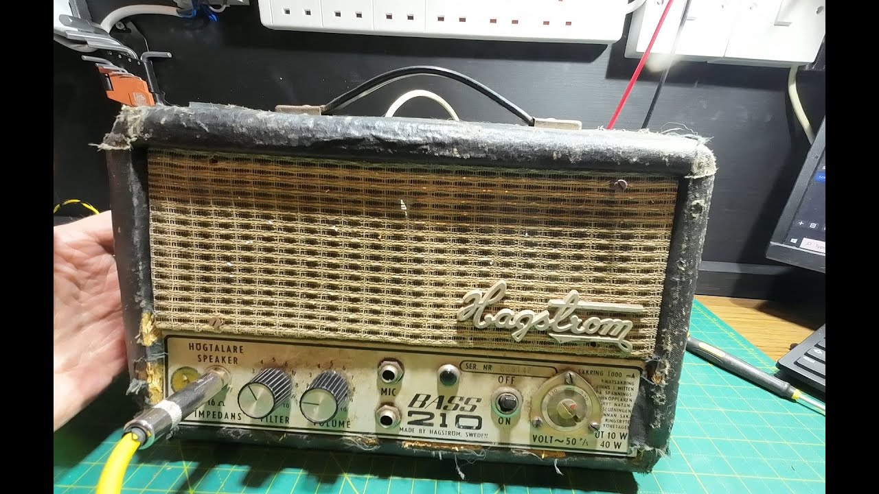 Hagstrom Bass 210 Amp Part 1 Full Restoration