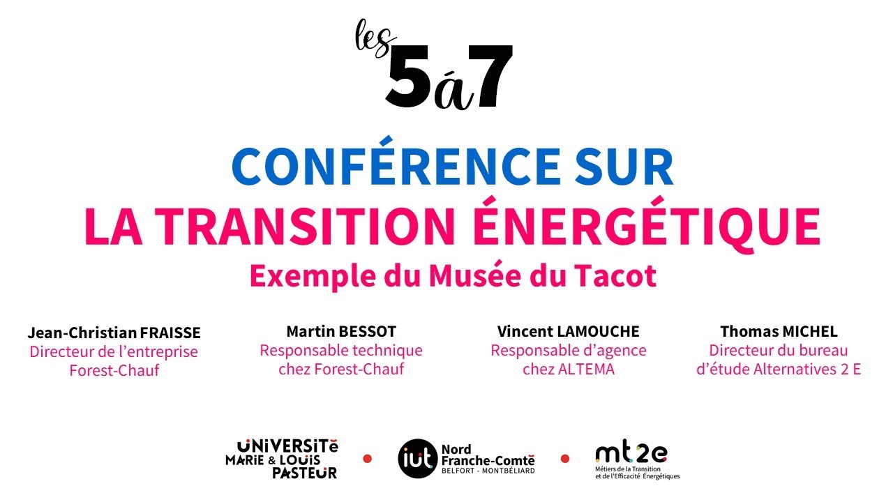 5à7 - La transition énergétique pour de vrai : La rénovation du musée du tacot - 9 avril 2025