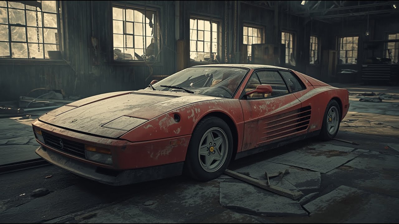 I Restored an Abandoned Ferrari Testarossa 1986 to Look Brand New